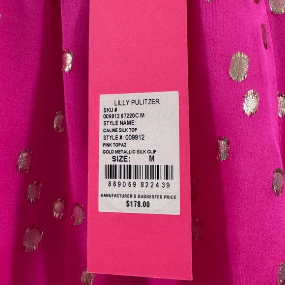 Lilly Pulitzer Silk Top - Size M - Picture 7 of 7